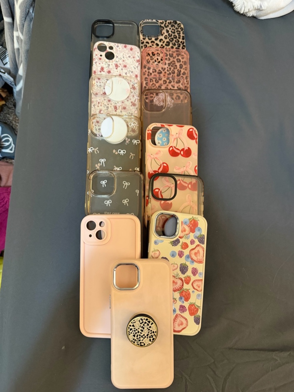 Neutral Pink & Patterned iPhone Cases - Multiple Styles
